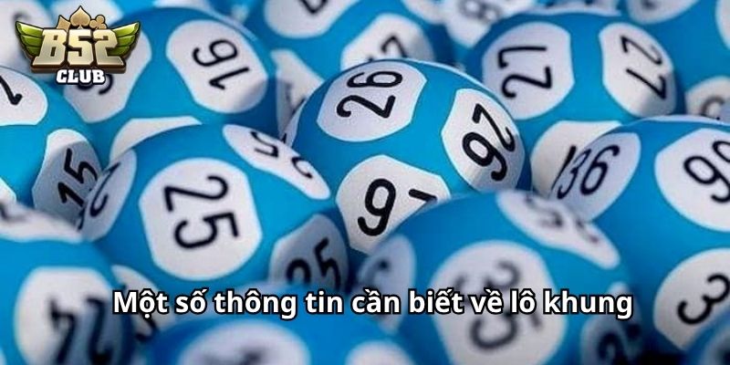Một số thông tin cần biết về lô khung 